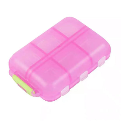 Tcare Travel Pill Organizer Moisture Proof Pills Box for Pocket Purse Daily Pill Case Portable Medicine Vitamin Holder Container