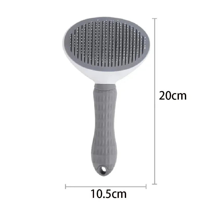 One-Click Hair Removal Pet Comb – Automatic Cat & Dog Grooming Brush