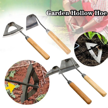 Hollow Hoe Handheld Weeding Rake | Perfect for Planting & Loosening Soil