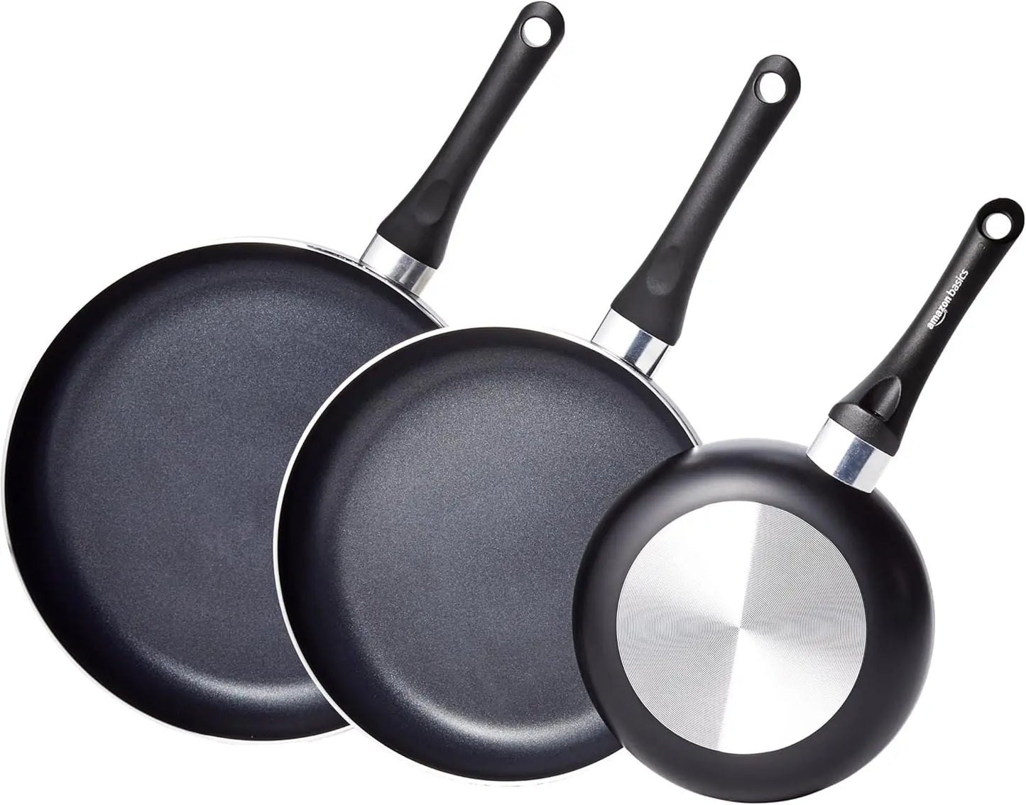 Non-stick cookware 15-piece set, pots, pans and cutlery, aluminum and glass lid, non-stick coating for easy cooking and cleaning