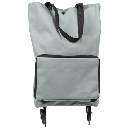 Portable Grocery Tug Bag with Wheels & PVC Tote