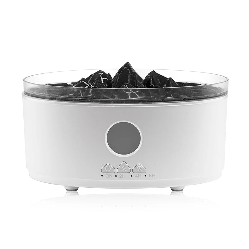 Multicolor Humidifier Aromatherapy Flame Volcano Light TimerFlame Ultrasonic Essential Oil Diffuse For Bedroom Home Yoga Office