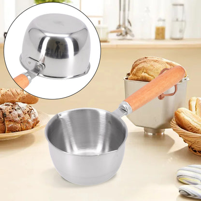 150-300ml Stainless Steel Butter Melting Pot | Hot Sauce Pan