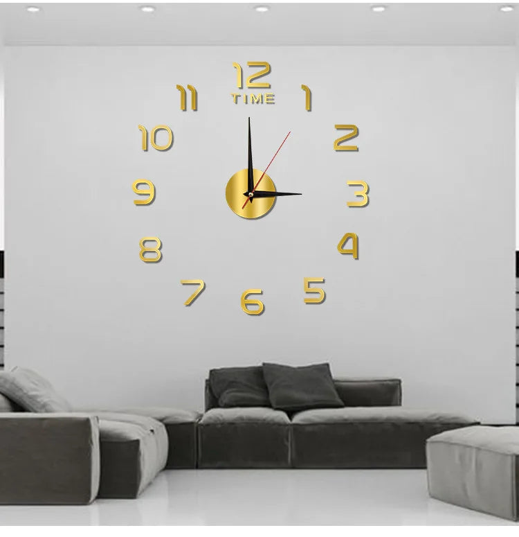 Elegant 40cm Wall Clock for Living Room & Home Decoration