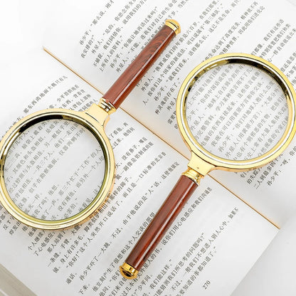 Handheld High-Definition Old Magnifying Glass  Handheld Children's Magnifying Glass Reading for The Elderly for People