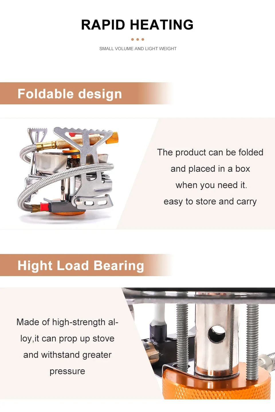 Big Power Camping Stove – Portable Gas Cookware for Outdoor Adventures