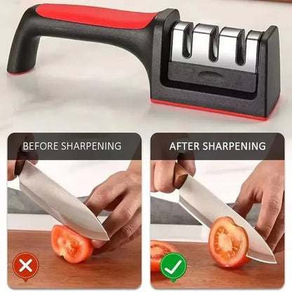 Multifunctional Knife Sharpener | Fast Sharpening for Kitchen & Scissors