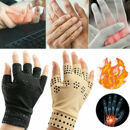 Rheumatoid Compression Gloves - Fingerless Pain Relief & Joint Support