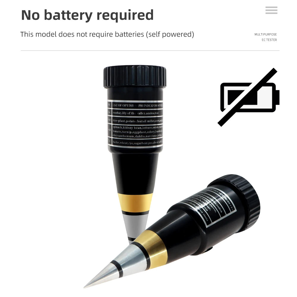 5-in-1 Soil PH Meter | Moisture, Temperature, Sunlight Tester
