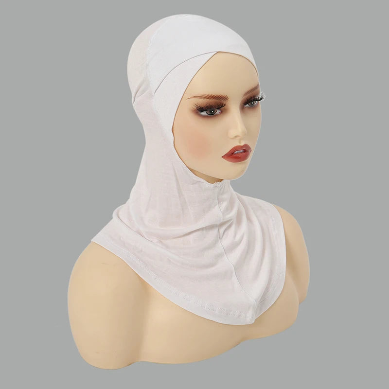 Crossed Forehead Hijab | Stretchy Islamic Jersey Scarf