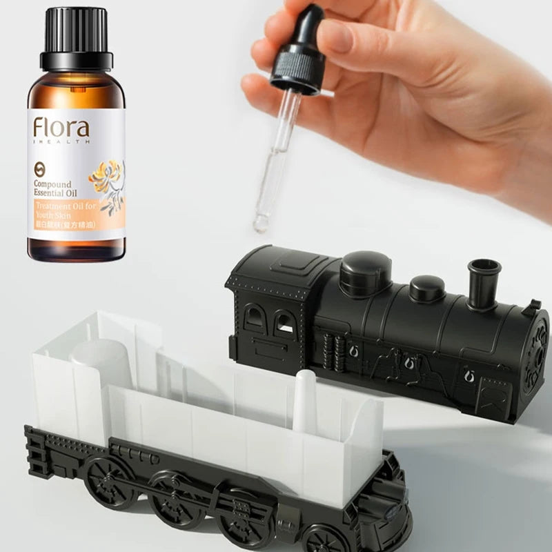 Train Air Humidifier With Remote Control Essential Oil Aroma Difusor Ultrasonic Aromatherapy Diffusers Mist Maker Fragrance